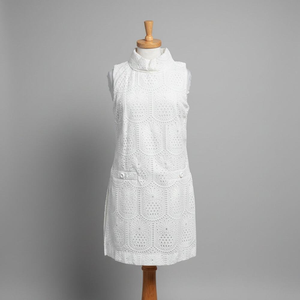 Lilly Pulitzer white eyelet Zander Romper, size 6